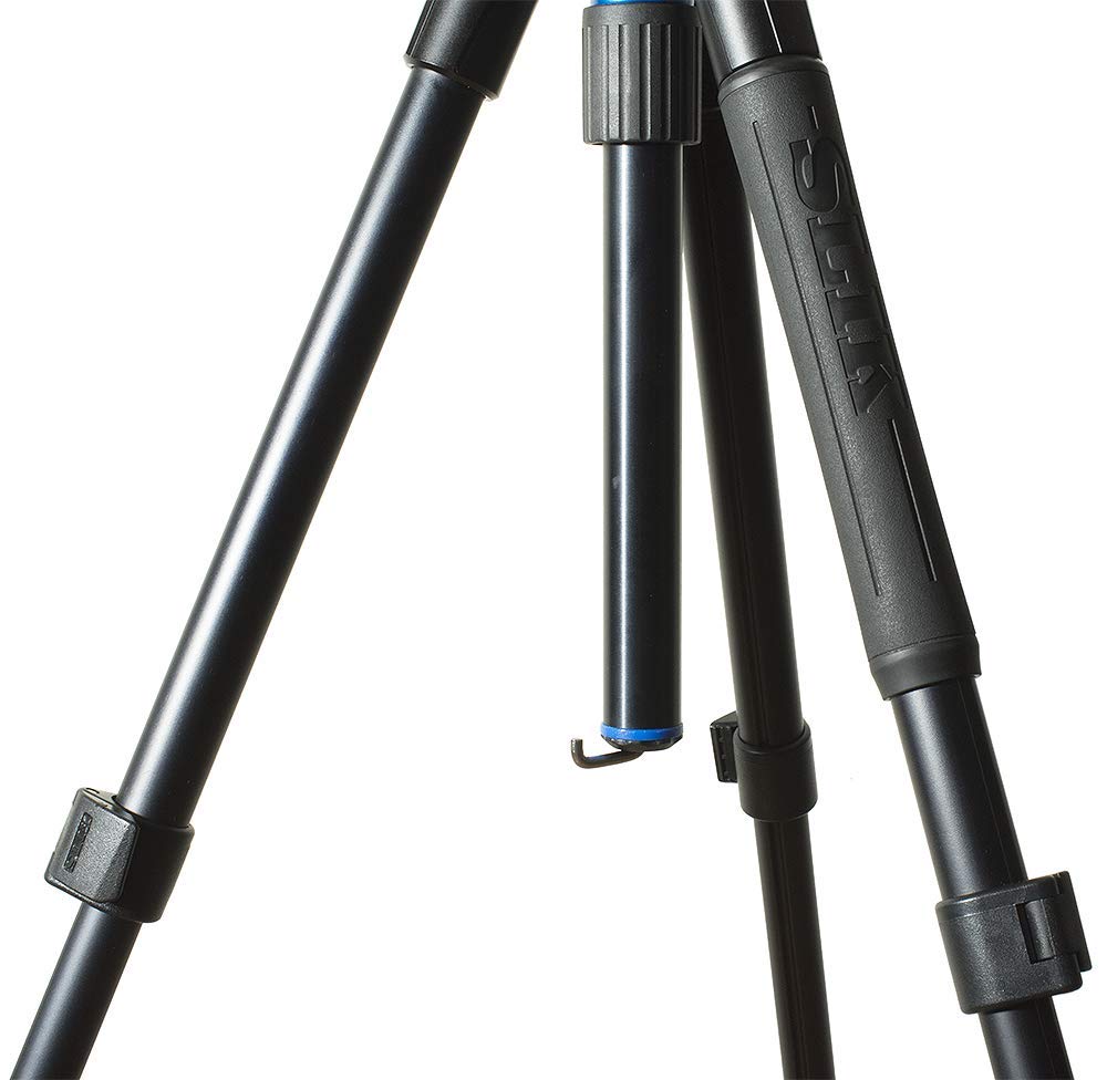 Slik Pro Al 324Dx W/Sh 705E 3 Way Pan Head For Mirrorless/Dslr Sony Nikon Canon Fuji Cameras And More   Black (613 358)